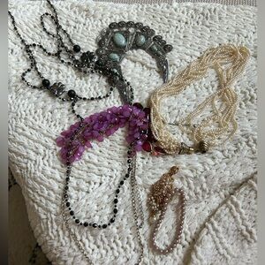 Few pieces of necklaces